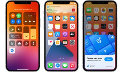 Shazam Music Recognition Control Center