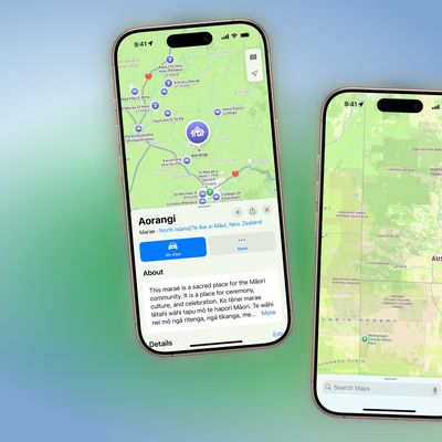 Apple Maps Indigenous Lands Australia New Zealand