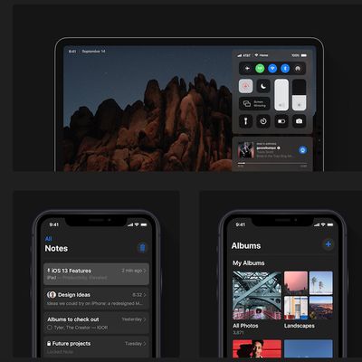ios 13 dark mode concept 1