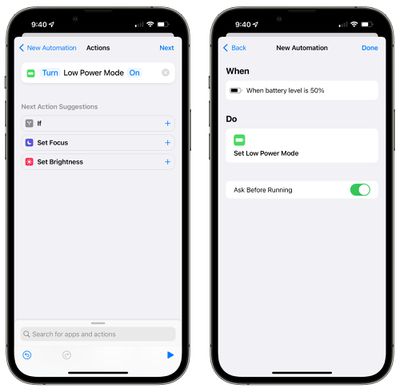 low power mode shortcut 4