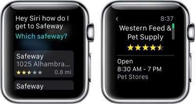 Apple Watch Apple Maps 3